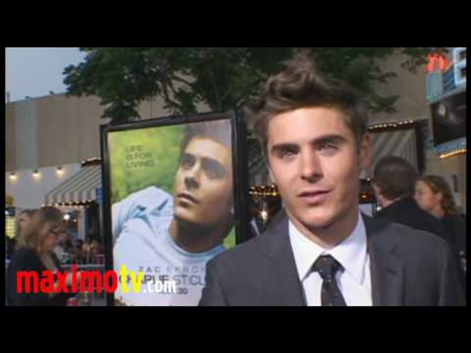 Zac Efron Interview at "CHARLIE ST. CLOUD" Premiere July 20, 2010