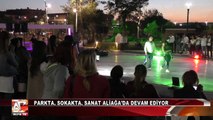 Parkta, Sokakta, Sanat Aliağa’da Devam Ediyor