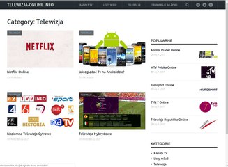 inaTV.pl - hgtv online, tvp1 online, polsat online, tvn24 online, darmowa telewizja online