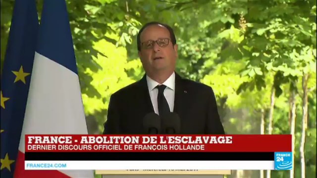 REPLAY - Discours de François Hollande à l'occasion de la commémoration de l'abolition de l'esclavage