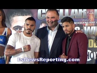 JESUS CUELLAR VS ABNER MARES FACE OFF - EsNews Boxing