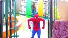 Greedy Joker Need to Poo on Spider-man's Toilet w- Spiderman Frozen Elsa Prank Funny Superheroes IRL