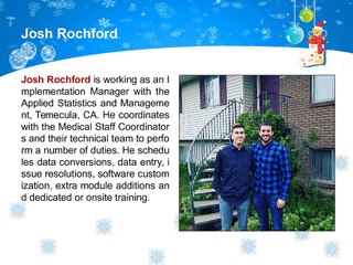 Josh Rochford has Served Different Positions in his Professional Career