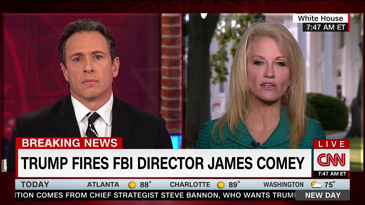 Chris Cuomo stunned as Kellyanne Conway tells him it’s ‘inappropriate’ to question Trump’s Comey firing  Part 2