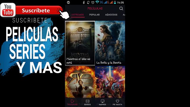 LA MEJOR APLICACIÓN PARA VER PELICULAS Y SERIES EN TU ANDROID !!GRATIS!! MAYO 2017