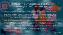 The Amazon PPC Optimization Best Practices for Drive Targeted Traffic and More Sales