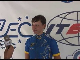 Greta Richioud interview - 2013 European Road Race Champion Women Junior