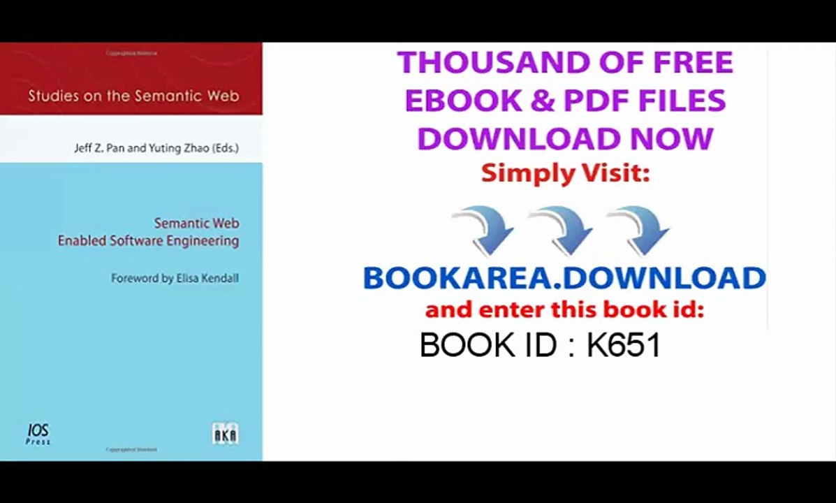 [Download] Semantic Web Enabled Software Engineering (Studies on the Semantic Web) Pdf