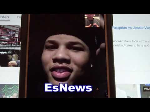 Gervonta Tank Davis On Sparring Danny Garcia Talks Keith Thurman Fight EsNews Boxing