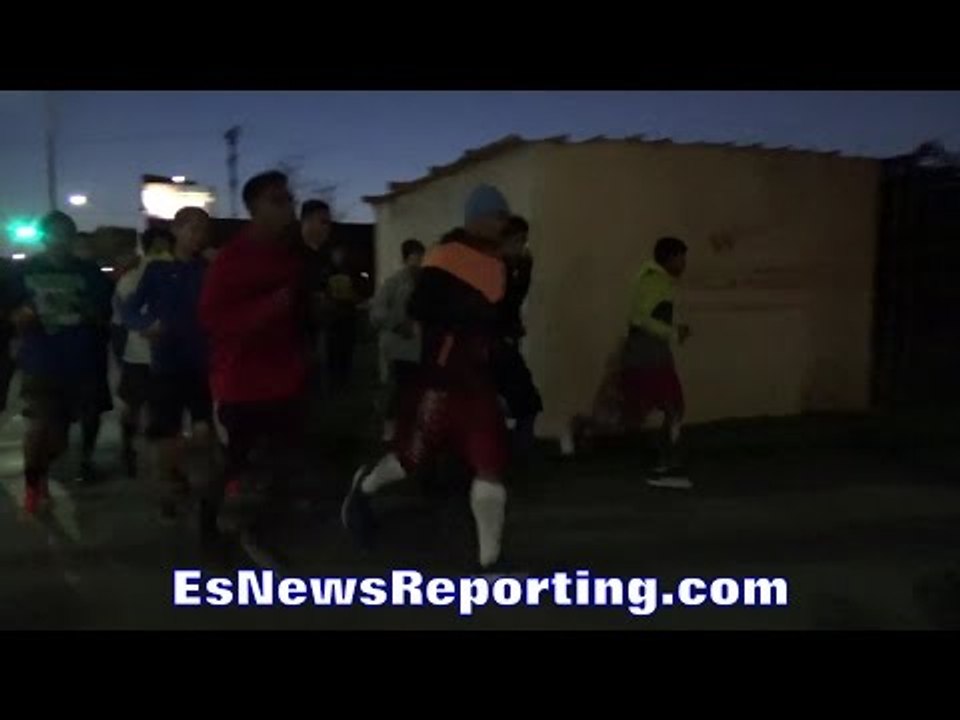 MANNY PACQUIAO ROAD WORK AHEAD OF NOVEMBER 5TH CLASH WITH JESSIE VARGAS - EsNews Boxing