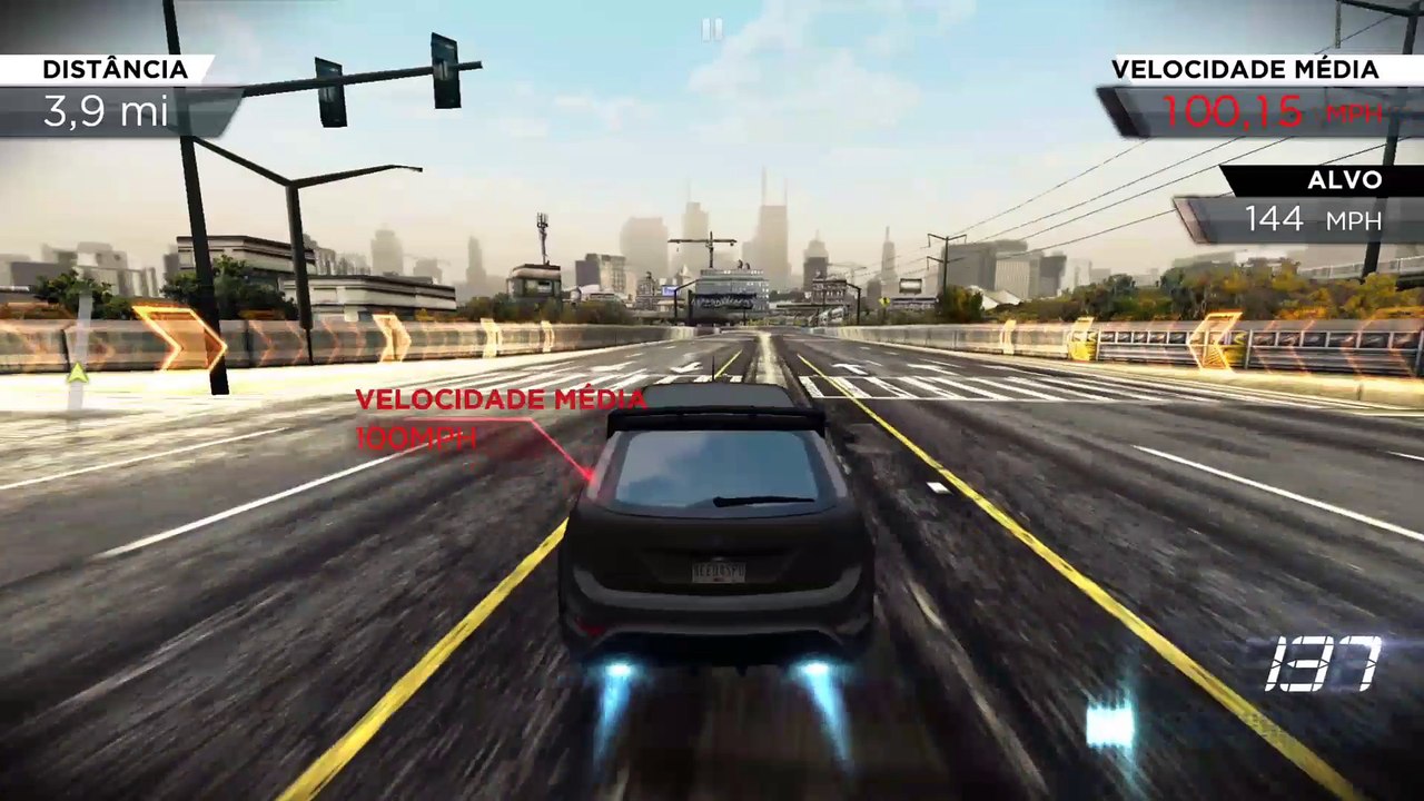 NEED FOR SPEED MONST WANTED,CORRIDA COM O FOCUS RS500