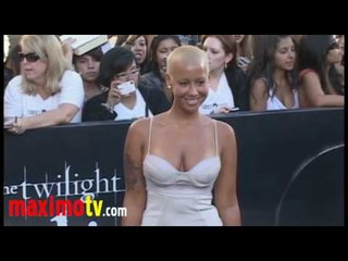 AMBER ROSE Goes Solo at "ECLIPSE" Premiere Arrivals