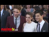 Robert Pattinson, Kristen Stewart, Taylor Lautner at 