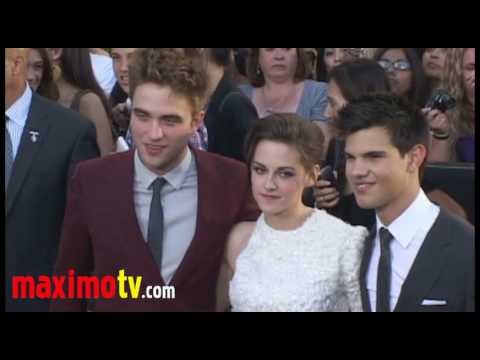 Robert Pattinson, Kristen Stewart, Taylor Lautner at ECLIPSE Premiere