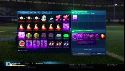INSANE ROCKET LEAGUE TRADE FOR CERTIFIED HEATWAVE!