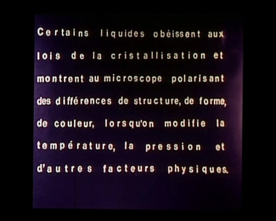 La quatrième dimension & Les cristaux liquides