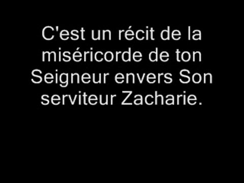 le prophete Zakariya (alayhi salam)