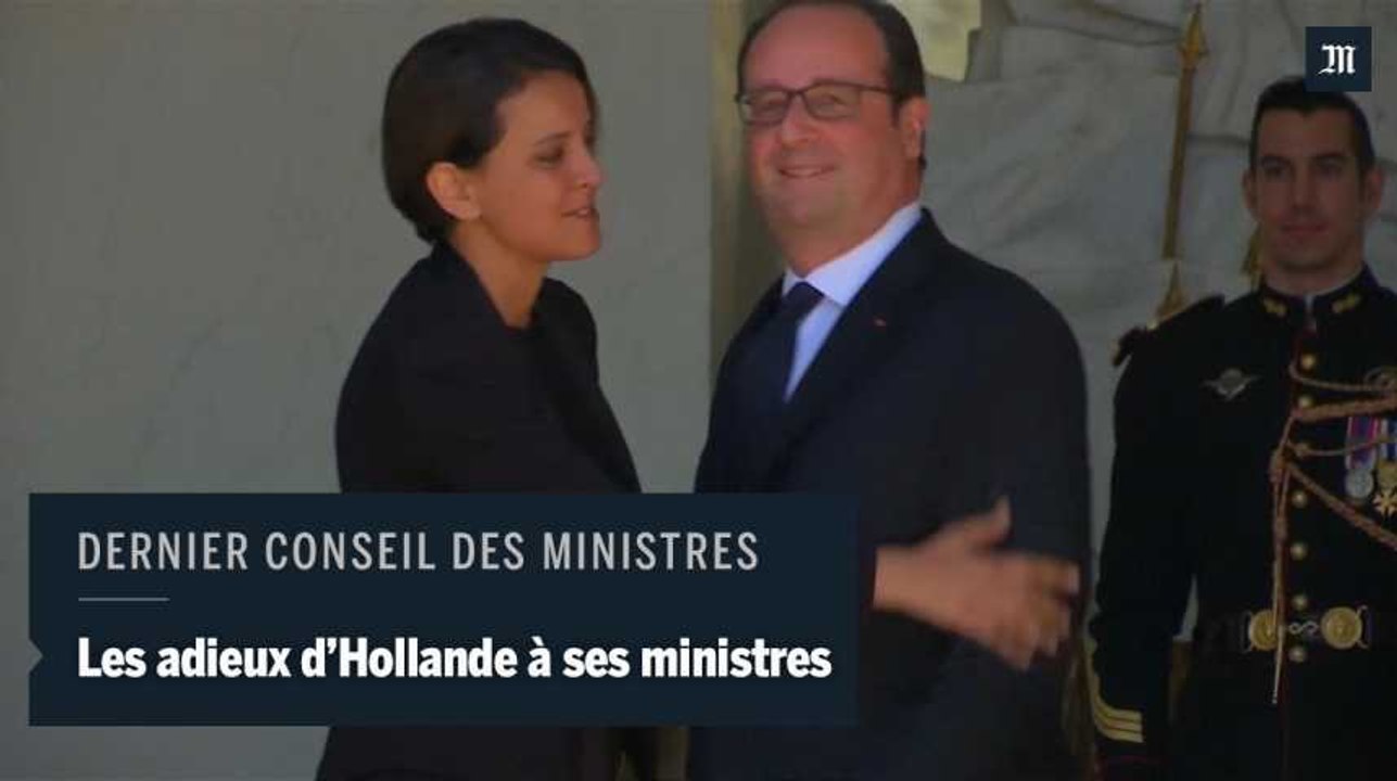 Ultime conseil des ministres du quinquennat de François Hollande