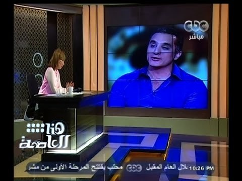 #هنا_العاصمة | لميس الحديدي تقدم واجب العزاء في وفاة والد الاعلامي باسم يوسف