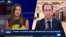 i24NEWS DESK | Trump to invite Abbas, Netanyahu to talk peace | Wednesday, May 10th 2017