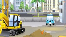 Traktor - Pracowity Traktorek w Mieście Ciężarówek Kreskówki | Bajki Traktory Dla Dzieci