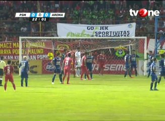Gol dan Highlight PSM Makassar vs Arema Malang