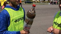 Concours de lancer de fusées à eau