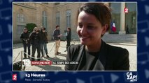 Najat Vallaud-Belkacem très émue après le dernier Conseil des ministres