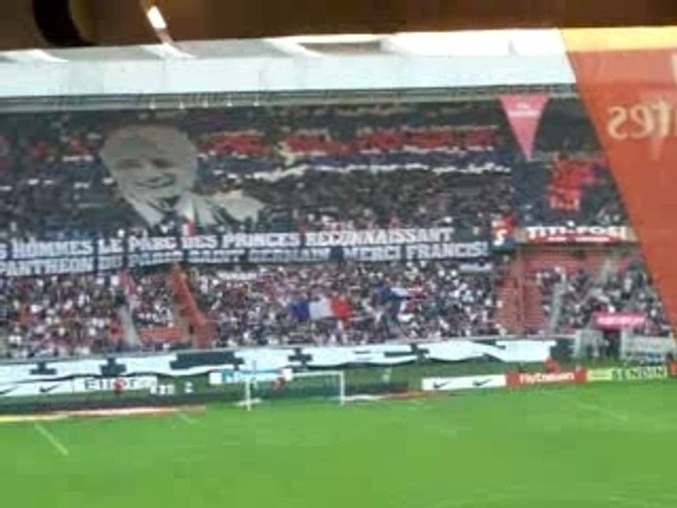 hommage psg  rennes :  mr borelli