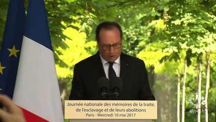 François Hollande sur l'esclavage