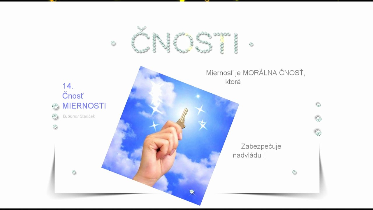 Čnosti 15. ✿ Čnosť miernosti