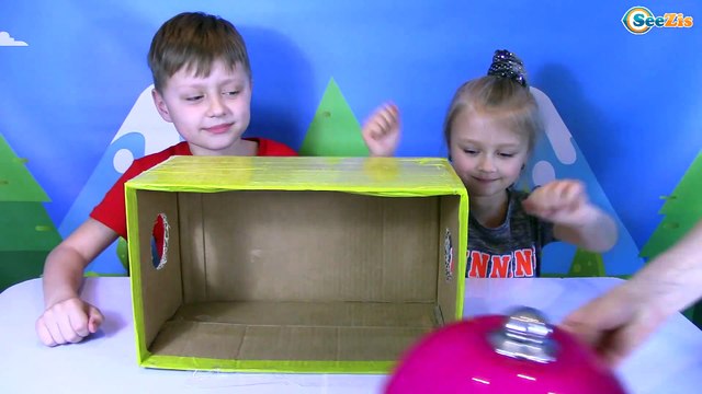 Челлендж - Пранк Угадай Руками что в КОРОБКЕ Супер Топ Челендж 2017