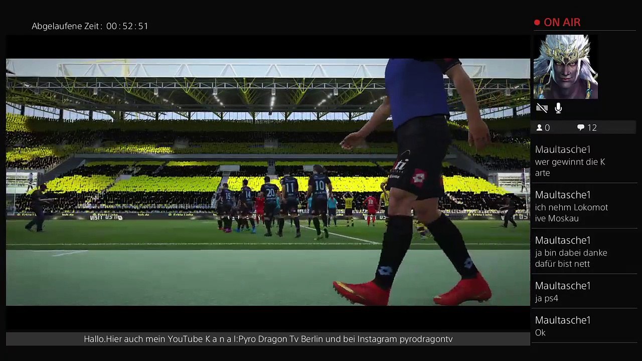 GER/PS4 Pyro DragonTv Fifa16 bis 22Uhr 10EuroPSNKarte zu Gewinnen. (73)
