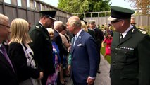 Charles and Camilla open police memorial in Northern Ireland