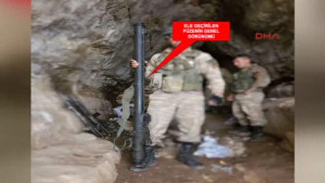 Şırnak Şırnak Bestler Dereler'deki Operasyonda Rus Menşeli Sa-16 Tipi Hava Savunma Füzesi Ele...