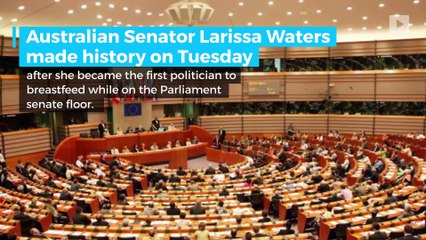 Australian senator becomes first politician to breastfeed in the Parliament
