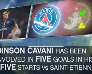 FOTD - Cavani a menace for Saint-Etienne