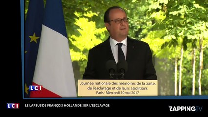 Le tout dernier lapsus de François Hollande sur l’esclavage (Vidéo)