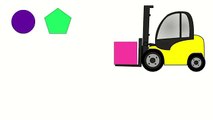 Funny loader! Educative cartoon about geometrical shapes for children