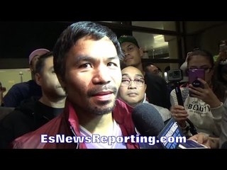 PACQUIAO SMIRKS & FIRES BACK AT VARGAS OVER HAND SPEED CLAIM!! - EsNews Boxing