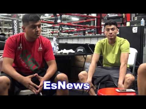 Pita Garcia Hector Tanajara and Joshua Franco On Sparring Mikey & Abner Mares EsNews Boxing