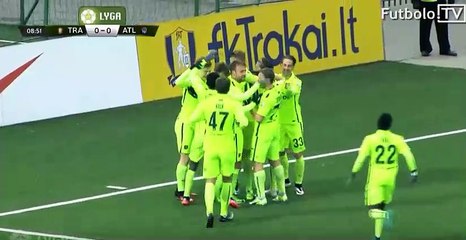 Vaidotas Silenas Goal HD - Trakai 1-0 Atlantas 10.05.2017