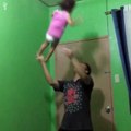 Daddy Daughter Cheerleading Squad