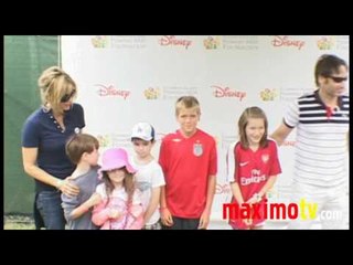 David Duchovny and Tea Leoni Arrive at "A Time For Heroes" Celebrity Picnic June 13, 2010