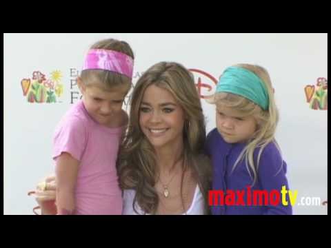 Denise Richards and Kids Arrive at A Time For Heroes Celebrity Picnic June 13, 2010