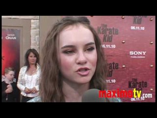 MADELINE CARROLL Interview at "The Karate Kid" Los Angeles Premiere