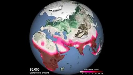 1 Dakikada 125 Bin Yıllık İnsan Göçünün Dünyaya Yayılması