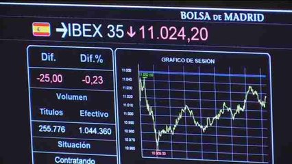 La Bolsa cae el 0,13% pero gracias al Popular conserva los 11.000 puntos