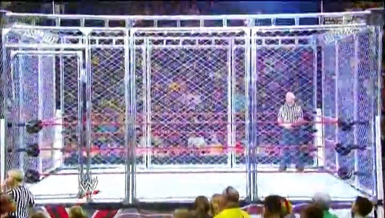 Triple H vs Brock Lesnar Steel Cage Match -WWE Extreme Rules 2013