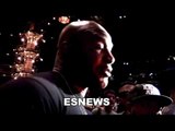 Evander Holyfield on power vs speed talks Anthony Joshua EsNews Boxing